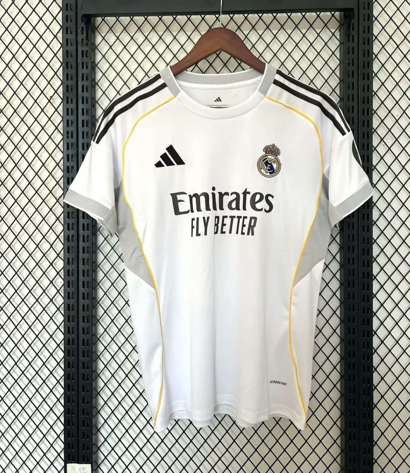 Mens adidas Real Madrid Home Authentic 25/26 FAN Match Jersey